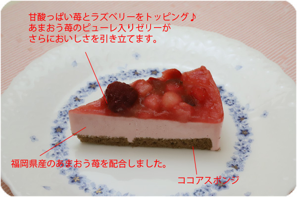 業務用 冷凍ケーキ 苺 ラズベリームース 40ｇ 12個 冷凍ケーキ通販 ワイズパントリードットコム